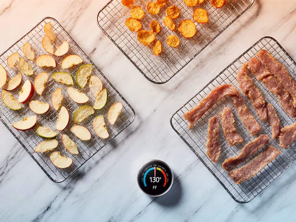 air_fryer_dehydration_spacing_and_temperature_settings